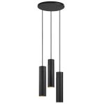 Nordlux Tilo Pendelleuchte Metall Schwarz | Geeignet für 3x GU10