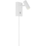 Nordlux LED Wandleuchte Omari Weiß 3.2W 320lm 41D - 827  | Dimmbar - Schwenkbar