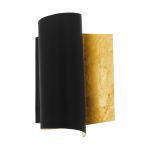 Eglo Wandleuchte Falicetto Schwarz, Gold | Geeignet für E27