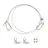 LedVance Panel Sicherheits-Set Draht und Halterung 4x