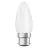 Ledvance Classic Performance LED Glühbirne B22d Kerze Fadenlampe Matt 4.8W 470lm - 827 Extra Warmweiß | Dimmbar - Ersatz für 40W