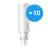 Mehrfachpackung 10x Philips Corepro PL-C LED 4.5W 475lm - 830  | Ersatz für 13W