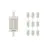 Mehrfachpackung 10x Ledvance Performance LED R7s doppelt Ended 78mm Klar 9.5W 1055lm - 827  | Dimmbar - Ersatz für 75W