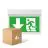Mehrfachpackung 4x LED Notausgangsleuchte | Wand/Deckenmontage | 3.5W | 3H incl. 4 directions of PVC