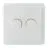 EcoDim Dimmerknopf DUO PEHA incl. Drehbare Abdeckplatte
