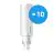Mehrfachpackung 10x Philips Corepro PL-C LED 4.5W 500lm - 840  | Ersatz für 13W