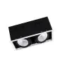 Ledvance LED-Spot Quadrat Multi schwenkbar Schwarz-Weiß 2x30W 5400lm 38D - 840  | Ausschnitt 320x160mm