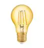 Osram Vintage 1906 LED E27 Birne Fadenlampe Gold 7.5W 865lm - 825 Extra Warmweiß | Ersatz Für 60W