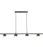 Nordlux Pendelleuchte Rail Clyde 20W 827 350lm 120D Schwarz - Metall | Dimmbar