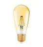 Osram Vintage 1906 LED E27 Edison Fadenlampe Gold 2.5W 200lm - 824  | Ersatz für 25W