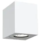 Nordlux Canto Kubi 2 Wandleuchte Aluminium Weiß Up & Down - 10.6W 500lm - 830  | IP44
