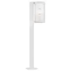 Nordlux Coupar LED Sockellampe Aluminium Weiß | Geeignet für 1x E27