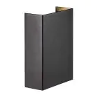 Nordlux Fold 10 Wandleuchte Aluminium Schwarz - 8W 400lm - 830  | IP54