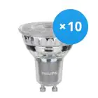 Mehrfachpackung 10x Philips MASTER Value LED Spot GU10 PAR16 6.2W 575lm 36D - 940 Kaltweiß | Höchste Farbwiedergabe - Dimmbar - Ersatz für 80W