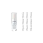 Mehrfachpackung 10x Philips Corepro LED Capsule G9 2.6W 300lm - 827 Extra Warmweiß | Dimmbar - Ersatz für 25W