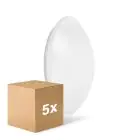 Mehrfachpackung 5x Ledvance Surface Rund 350 Weiß 18W 1440lm - 840  | IP44 - Ersatz Für 2x18W