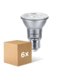 Mehrfachpackung 6x Philips Master Value LED Glühbirne Reflektor E27 PAR20 6W 500lm 40D - 927  | Höchste Farbwiedergabe - Dimmbar - Ersatz Für 50W