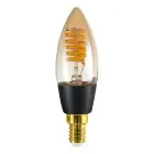 Eglo Connect.Z Smart LED Kerze E14 Fadenlampe Messing 4.9W 320lm - 827-865 Abstimmbares Weiß | Dimmbar - Ersatz Für 25W