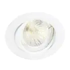 Einbau Spot rund schwenkbar Weiss | Ausschnitt 75mm - GU5.3 Sockel