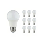 Mehrfachpackung 10x LED E27 Birne Matt 8.5W 806lm - 827 | Ersatz für 60W