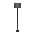 Ledvance Decor Felt Weaving Cans Lampadaires Salon Foncé Gris | Convient pour 5X E14