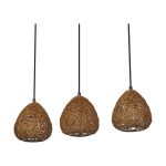 Ledvance Decor Papier Drop Papier/Échantillon Suspension Luminaire Beige | Convient pour 3X E27