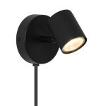 D'Lite Spot Trop Métal Sablonneux Noir | Convient Pour 1x GU10