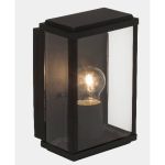 D'Lite Applique Murale Arlo Noir | IP44 - Convient pour 1x E27