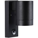 Nordlux Tin Applique Murale Métal Noir | Convient pour 1x GU10 - avec Sensor