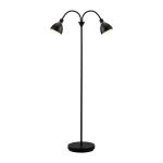Nordlux Ray Lampadaires Salon Métal Noir | Convient pour 2x E14