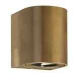 Nordlux Canto 2 Applique Murale Laiton Dorée Up & Down 10.6W 500lm - 830 