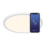 Nordlux  Hublot LED Oja Smart Blanc 30W 3500lm 120D - 822-865 Accordable Blanc | Dimmable – IP20