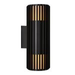Nordlux Aludra Applique Murale  Zone côtière Noir Up & Down | Convient pour 2x E27