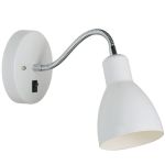 Nordlux Cyclone Applique Murale Métal Blanc | Convient pour E14