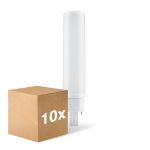 Lot 10x Ledvance Dulux-D LED 10W - 830  | Remplacement 26W