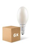 Lot 6x Ledvance LED Ampoule HQL LED FIL V E27 38W 6000lm - 840  | Remplacement 125W
