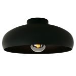 Eglo Plafonnier Mogano Échantillon Noir | Convient pour E27