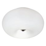 Eglo Plafonnier Optica Échantillon Nickel Satiné | Convient pour 2x E27