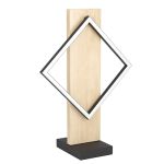 Eglo Lampe De Table Boyal Bois Noir, Brun 13W 1750lm - 830 Blanc Chaud
