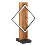 Eglo Lampe De Table Boyal Bois Noir, Rouille 13W 1750lm - 830 Blanc Chaud