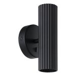 Eglo Applique Murale Portillo Échantillon Noir | Convient pour 2x GU10