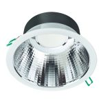 Philips Spot encastrable LED Coreline DN142B Aluminium Blanc 19.2W 2300lm 60D - 830  | Diamètre 200mm - IP20 - UGR<19 - Dimmable