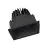 Ledvance Spot encastrable LED Performance Noir 8W 650lm 40D - 830  | 90x83mm 