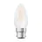 Osram LED B22D Bougie Filament Dépolie 4W 470lm - 827  | Remplacement 40W