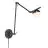 Nordlux Contina Applique Murale Métal et Verre Noir | Convient pour G9