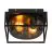 Nordlux Griffin Plafonnier Aluminium Noir | Convient pour E27