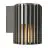Nordlux Aludra Applique Murale Aluminium Anthracite | Convient pour E27