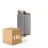 Lot 10x Nordlux Nico Applique Murale Aluminium Anthracite Up & Down | Convient pour 2x GU10