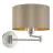 Eglo Applique Murale Maserlo Échantillon Nickel Satiné | Convient pour E27