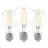Lot 3x Eglo LED Poire E27 Filament Claire 21W 806lm - 827 Blanc Très Chaud | Remplacement 60W